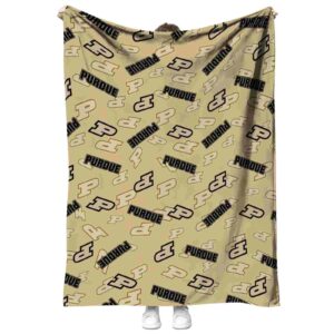 purdue boilermakers diehard fans gold blanket best selling