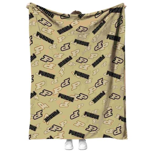 purdue boilermakers diehard fans gold blanket best selling