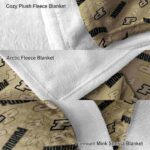 purdue boilermakers diehard fans gold blanket best selling