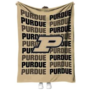 purdue boilermakers fan pride gold blanket best selling