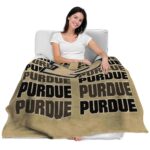 purdue boilermakers fan pride gold blanket best selling