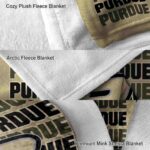 purdue boilermakers fan pride gold blanket best selling