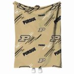 purdue boilermakers fan spirit gold blanket best selling