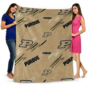 purdue boilermakers fan spirit gold blanket fashion forward