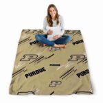 purdue boilermakers fan spirit gold blanket best selling