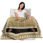 purdue boilermakers football field gold blanket best selling