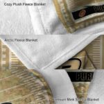 purdue boilermakers football field gold blanket best selling