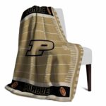 purdue boilermakers football field gold blanket best selling
