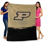 purdue boilermakers gradient dots gold blanket fashion forward