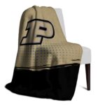 purdue boilermakers gradient dots gold blanket top rated