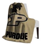 purdue boilermakers grunge texture gold blanket top rated