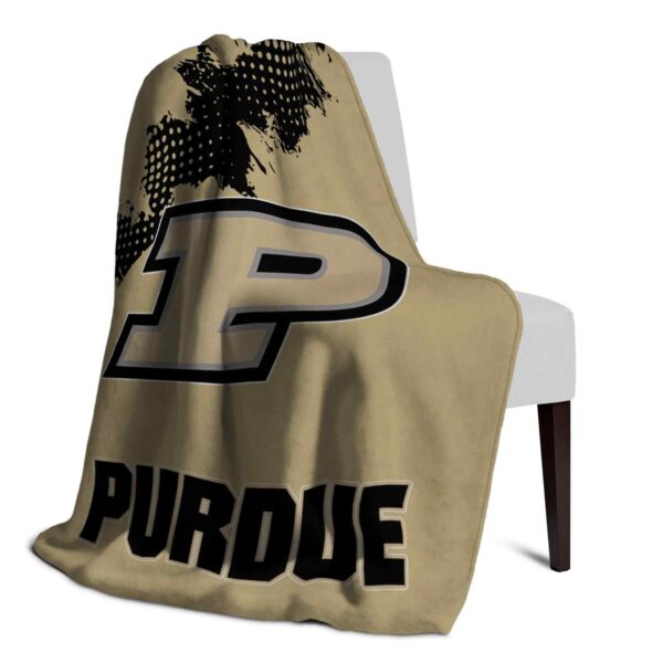 purdue boilermakers grunge texture gold blanket top rated