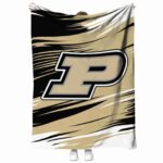 purdue boilermakers paint streaks gold white blanket best selling
