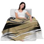 purdue boilermakers paint streaks gold white blanket best selling