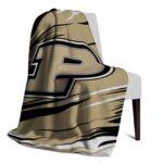 purdue boilermakers paint streaks gold white blanket best selling