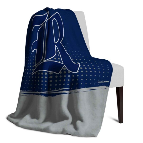 rice owls gradient dots navy blue blanket top rated