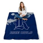 rice owls grunge texture navy blue blanket best selling
