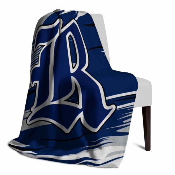 rice owls paint streaks navy blue white blanket top rated