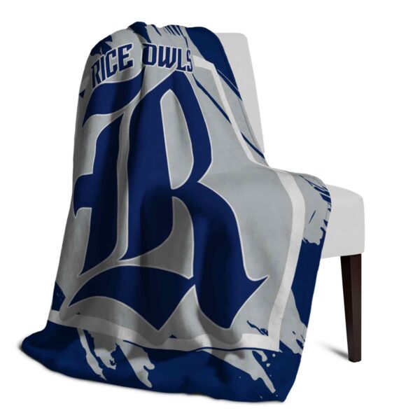 rice owls splatter effect navy blue blanket top rated