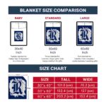 rice owls splatter effect navy blue blanket trendy