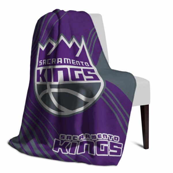 sacramento kings diagonal stripes purple blanket top rated