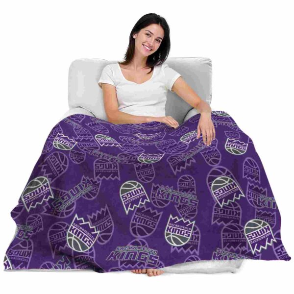 sacramento kings diehard fans purple blanket latest model