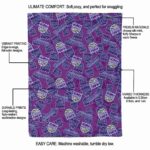 sacramento kings diehard fans purple blanket new arrival