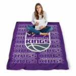sacramento kings fan pride purple blanket best selling