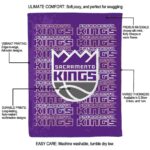 sacramento kings fan pride purple blanket best selling
