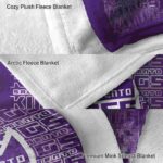 sacramento kings fan pride purple blanket best selling