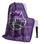 sacramento kings fan pride purple blanket best selling