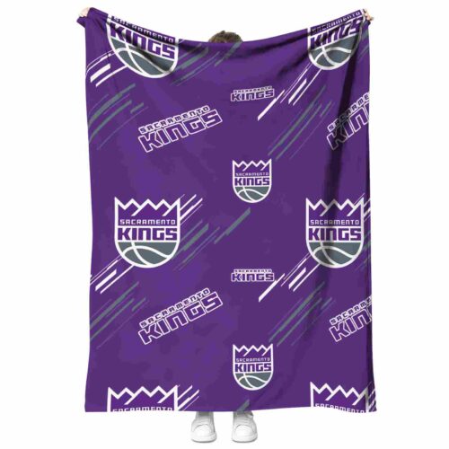 sacramento kings fan spirit purple blanket best selling