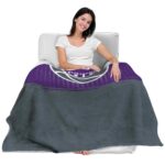 sacramento kings gradient dots purple blanket best selling