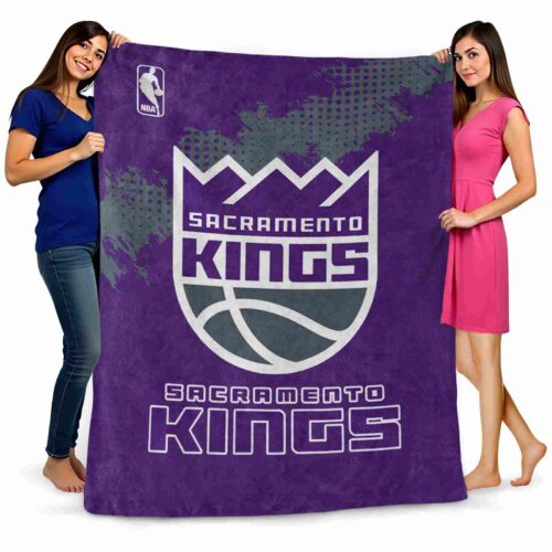 sacramento kings grunge texture purple blanket fashion forward
