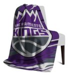 sacramento kings paint streaks purple white blanket top rated