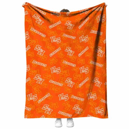 sam houston bearkats diehard fans orange blanket best selling