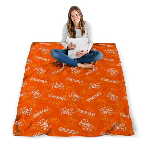 sam houston bearkats diehard fans orange blanket high quality