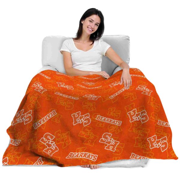 sam houston bearkats diehard fans orange blanket latest model