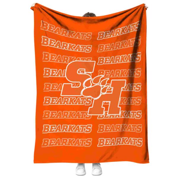 sam houston bearkats fan pride orange blanket best selling