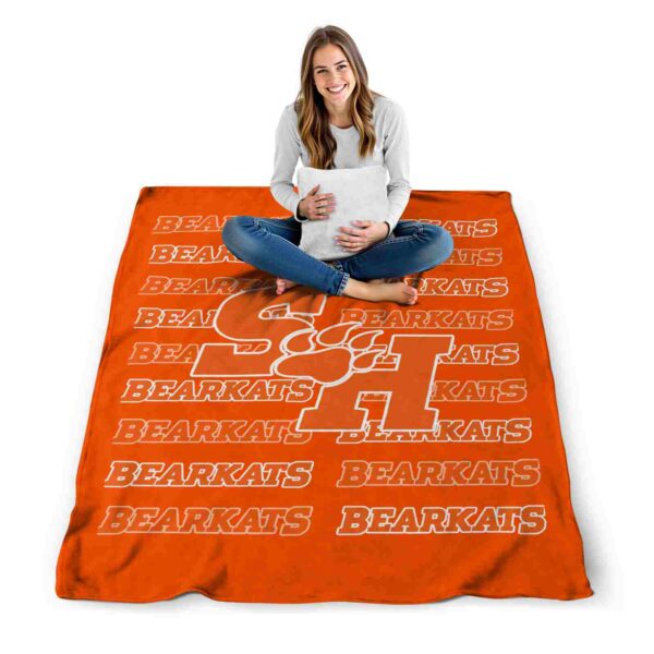 sam houston bearkats fan pride orange blanket high quality
