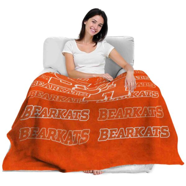 sam houston bearkats fan pride orange blanket latest model