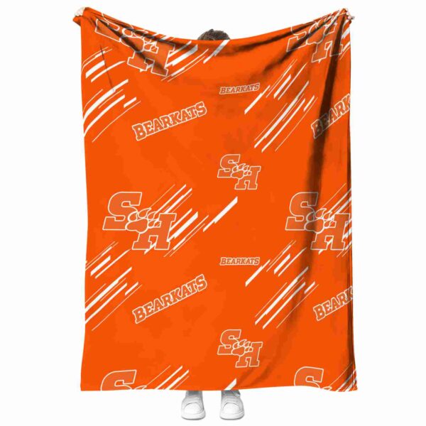 sam houston bearkats fan spirit orange blanket best selling