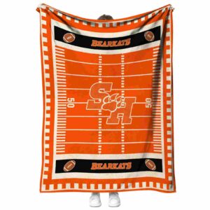 sam houston bearkats football field orange blanket best selling