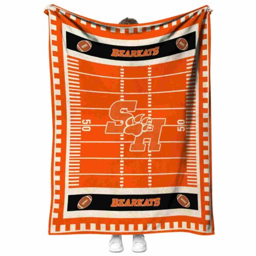 sam houston bearkats football field orange blanket best selling