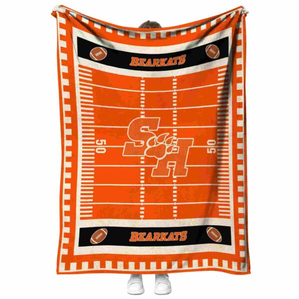 sam houston bearkats football field orange blanket best selling