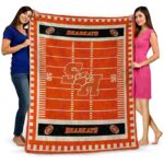 sam houston bearkats football field orange blanket fashion forward
