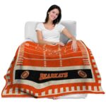 sam houston bearkats football field orange blanket latest model