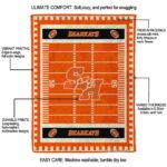 sam houston bearkats football field orange blanket new arrival