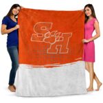 sam houston bearkats gradient dots orange blanket fashion forward
