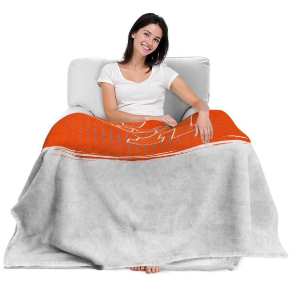 sam houston bearkats gradient dots orange blanket latest model